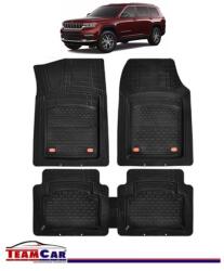 TeamCar Covorase Auto TeamCar® Tip Tavita Compatibile Jeep Grand WL (2021+) Negru Material Rezistent (SKU-JJ-0015)