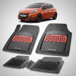 TeamCar® Covorase Auto Tip Tavita Compatibile Peugeot 208 (5 usi, 2012-2015) Red (CVRfPEUGEOT208If2012)