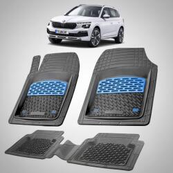 TeamCar Covorașe Skoda Kamiq I 2019+ | Blue Edition - TeamCar® (SKU4fSKODAk0019odpnv)