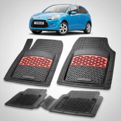 TeamCar® Covorase Citroen C3 Hatchback 5 Usi Gen2 Compatibile 2010-2016 | Red (CITROEN2Cd)