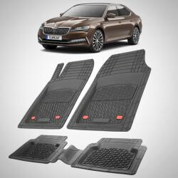 TeamCar® Covorașe Skoda Superb III Liftback Facelift 2019-2024 | Black Edition - TeamCar® (derqw6tgf135)