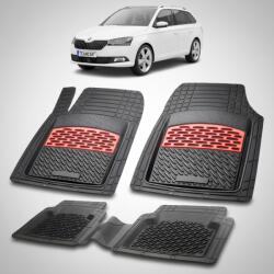 TeamCar® Covorașe Skoda Fabia III Combi Facelift 2018-2021 | Red Edition - TeamCar® (derqw6tgf142)