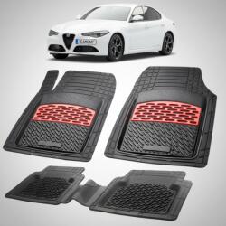 TeamCar® Covorase Alfa Romeo Giulia Sedan Pre-Facelift Compatibile 2016-2020 | Red (STxLVIOW2Q)