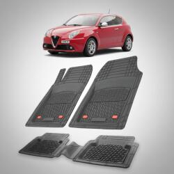 TeamCar® Covorase Alfa Romeo MiTo Hatchback 3 Usi Pre-Facelift Compatibile 2008-2013 | Black (STLVIQOWQa)