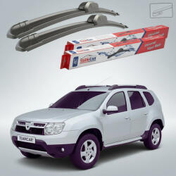 TeamCar Ștergătoare Dacia Duster I (2010-2014) Flat | Set Față 4x4 - TeamCar® (TCDACDUST1FLSF500500wq)