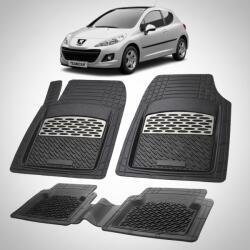 TeamCar® Covorase Tip Tavita Compatibile Peugeot 207 Hatchback (3 usi 2009-2012)-Silver (CVRsjj6uEOTxx7s2h)