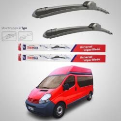 TeamCar Ștergătoare Nissan Primastar X83 Van L1H2 (2001-2006) Flat | Set față - TeamCar® (NSPX83VL1H2FLATSF)