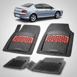 TeamCar Covorase Auto Tip Tavita Compatibile Peugeot 407 Sedan (2004-2010) Red (CVddPEUGEOT407SEDAss2004)