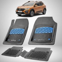 TeamCar Covorașe Dacia Sandero Stepway III 2021-2024 Compatibile | Blue Edition - TeamCar® (SKUbDACIASAND62dfac01jngh)