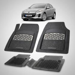 TeamCar® Covorase Mazda 3 BL Facelift Sedan Compatibile 2011-2013 | Silver (TCMZDA5PCSQ)