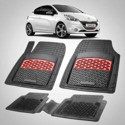 TeamCar® Covorase Auto Tip Tavita Compatibile Peugeot 208 (3 usi, 2012-2015) Red (CVR1PEUxG22T208xI12012)