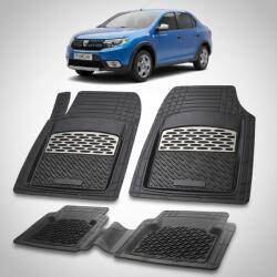 TeamCar Covorașe Dacia Logan Stepway Sedan 2019-2020 Compatibile | Silver Edition - TeamCar® (SKUxDACIALOG02be12a5ygfd)