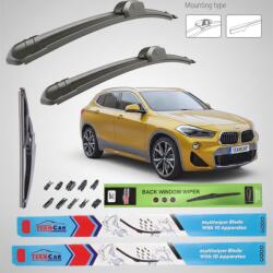 TeamCar Ștergătoare BMW X2 F39 (2018-2020) Flat | Set Complet - TeamCar® (TCBMWX2F3918200FLSC)