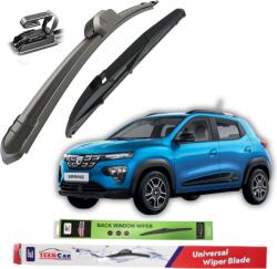 TeamCar Ștergătoare Dacia Spring (2021-2025) TeamCar®- Set Complet Flat (TC9PRING-600-400)