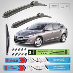 TeamCar Ștergătoare Renault Megane III Estate (2008-2012) TeamCar® - Set Complet (REsNMEGAN1E3PH1EST20082012)