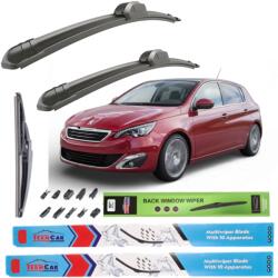 TeamCar Ștergătoare Peugeot 308 II (2013-2017) TeamCar® - Set Complet (TC3082-650-400)