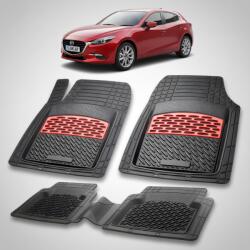 TeamCar® Covorase Mazda 3 III Compatibile 2013-2019 | Red (SKU-MAvv007ughfj)