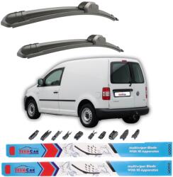 TeamCar Ștergătoare Volkswagen Caddy III Panel Van Vitrat 2010-2015 - Set față (T117yD7167mbt75)