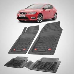 TeamCar® Covorase Seat Leon Hatchback 5 Usi Compatibile 2013-2017 | Black (1SEATTOLcEDO)