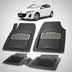 TeamCar Covorase Mazda 3 BL Facelift Hatchback 5 Usi Compatibile 2011-2013 | Silver (TCMZDAQ5PCS)