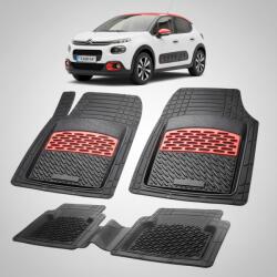 TeamCar Covorase Citroen C3 Hatchback 5 Usi Pre-Facelift Compatibile 2016-2020 | Red (CITROEz1NC)