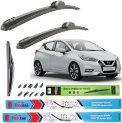 TeamCar Ștergătoare Nissan Micra K14 (2017-2023) TeamCar® - Set Complet (TCMICRAK14110400)