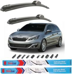 TeamCar Ștergătoare Peugeot 308 II SW (2013-2017) TeamCar® - Set față (TCQ3082650400)