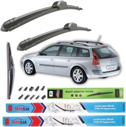 TeamCar Ștergătoare Renault Megane II Grandtour (2002-2005) - Set Complet (TCGMEG2L5YO40)