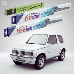 TeamCar Ștergătoare Suzuki Vitara ET 1995-1998 | Set Față și Spate Hibrid - TeamCar® (TC-SUZVTET9598450450300H)