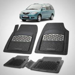 TeamCar Covorașe Mazda MPV LW Compatibile 2002-2006 | Silver Edition - TeamCar® (COVMAZDAMPVLWSIL)