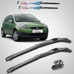 TeamCar Ștergătoare Ford Fiesta V Hatchback 3 uși (2005-2008) - Set față Hybrid (QWFIZ2XE6218U400)