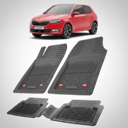 TeamCar Covorașe Skoda Fabia III Hatchback Facelift 2018-2021 | Black Edition - TeamCar® (derqw6tgf147)