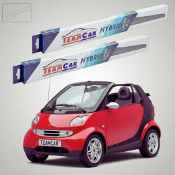 TeamCar Ștergătoare Smart Fortwo Cabrio 450 2001-2004 | Set Față Hibrid - TeamCar® (ST450CB530530H)
