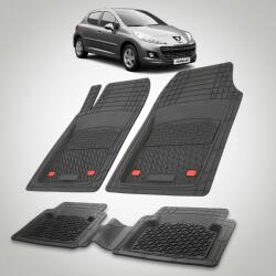 TeamCar® Covorase Tip Tavita Compatibile Peugeot 207 Hatchback (5 usi 2009-2012)-Black (CVRsPEUGEOTxx7s2h)
