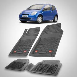 TeamCar® Covorase Citroen C2 Hatchback 3 Usi Pre-Facelift Compatibile 2003-2008 | Black (CITROENsCW)