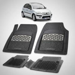 TeamCar Covorase Citroen C3 Hatchback 5 Usi Facelift Compatibile 2005-2010 | Silver (CITRO2EdNC)