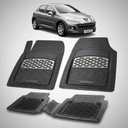 TeamCar® Covorase Tip Tavita Compatibile Peugeot 207 Hatchback (5 usi 2009-2012)-Silver (CVRsPE32qEOTxx7s2h)