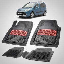 TeamCar® Covorase Citroen Berlingo Passenger Gen2 Compatibile 2008-2018 | Red (teamcarqskuf)