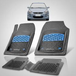 TeamCar Covorase Auto Hyundai Accent IV (FL-2015-2019)-Cauciuc Tip Tavita-Blue (HY88uUjh52015)