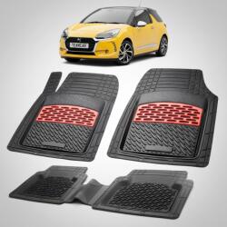 TeamCar Covorase Citroen DS3 Hatchback 3 Usi Facelift Compatibile 2014-2019 | Red (dteamwcarsku)