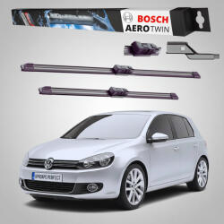 Bosch Set Dedicat Ștergătoare față pentru VW Golf VI 2008-2013 | Bosch Aerotwin A979S (A979S-GOLF6-5K1)