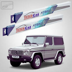 TeamCar Ștergătoare Mercedes-Benz Clasa G W463 1989-2018 | Set Față Hibrid - TeamCar® (TC-MBEGW463400400H)