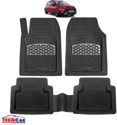 TeamCar Hyundai Bayon Covorase Auto TeamCar®- Cauciuc Tip Tavita/ Silver (hyu-bayon-2021+/hh8y5e)