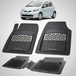 TeamCar Covorase Toyota Aygo AB10 Compatibile Hatchback 2005-2008 | Silver (SKUTOY3224)