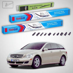 TeamCar Ștergătoare Mercedes-Benz Clasa R W251 2005-2012 | Set Față și Spate Flat - TeamCar® (TC-MERCEDESEW251700530300FU)