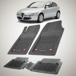TeamCar® Covorase Alfa Romeo 147 Hatchback 5 Usi Pre-Facelift Compatibile 2000-2004 | Black (SKUALFALK99H)