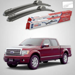 TeamCar Ștergătoare Ford F150 Crew Cab Pick-up Gen XII+ 2008-prezent | Set Față Flat - TeamCar® (TC-F15BXIIPICKUP550550F)