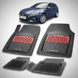TeamCar Covorase Hyundai i30 III Tourer 2020-2026 - Cauciuc Tip Tavita - Red (HYU12qgtrYUza2017)