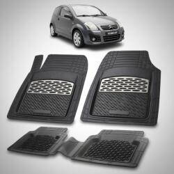TeamCar® Covorase Citroen C2 Hatchback 3 Usi Facelift Compatibile 2008-2010 | Silver (sCIQTROENC)