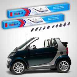 TeamCar Ștergătoare Smart Fortwo Cabrio 450 2004-2007 | Set Față Flat Premium - TeamCar® (ST450C530530FP)